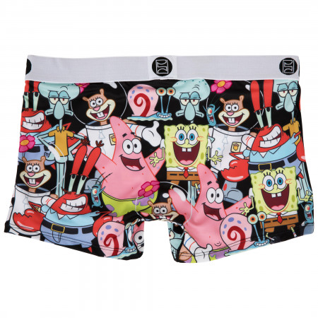 SpongeBob SquarePants Group Selfie PSD Boy Shorts Underwear